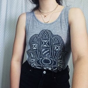 URBAN OUTFITTERS Embroidered Tank